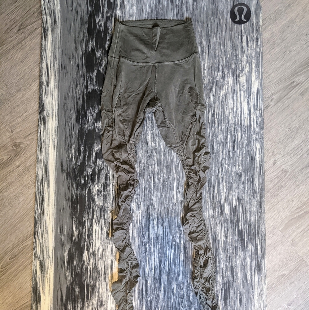 Lululemon Into Something Good Tight *28" Olive Green